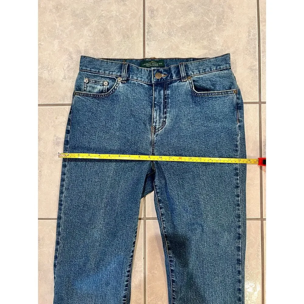 LRL Lauren Ralph Lauren Women's Classic Straight Jeans High Rise Size 6X29 - Picture 6 of 7